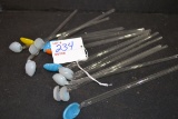 Group of Handblown Straw/Spoon Stir Sticks