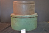 Pair of Large Metal Cake? Tins