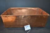 Vintage Copper Tray w/Handles; 15