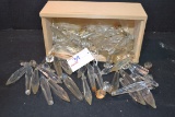 Large Assortment of Vintage Lamp Crystals