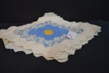 Group of 8 Vintage Hexagon Quilt Blocks; Blocks Only