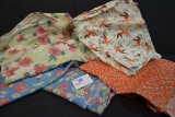 Group of Vintage Fabrics