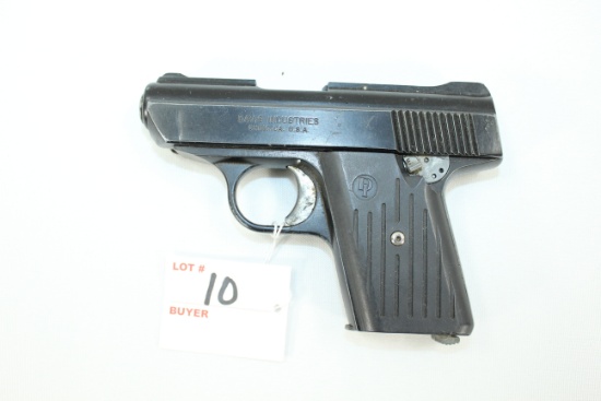 Davis Industries Model P-380 .380 Auto Cal. Semi-Auto Pistol; SN AP213699