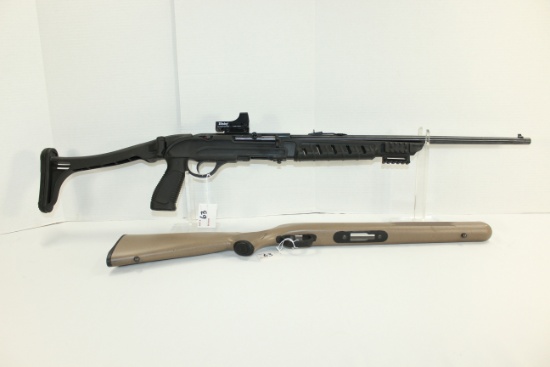 Savage Model 62 .22LR Cal. Semi-Auto Magazine-Fed Rifle w/Synthetic Side-Folding Stock, Daisy Red Do