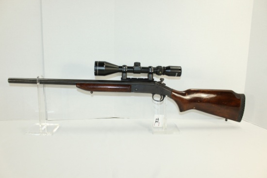 Harrington & Richardson Handi-Rifle .444 Marlin Cal. Single-Shot Break Open Rifle w/Tasco 3x9x50 Sco