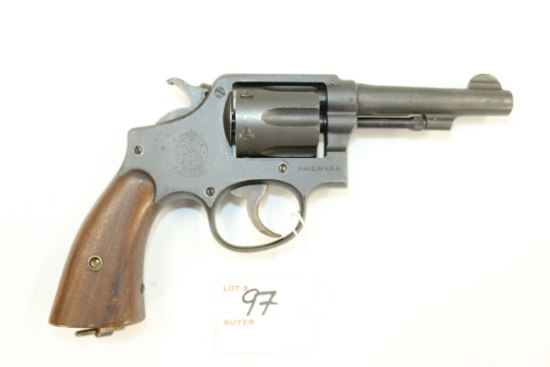 Smith & Wesson Victory Model .38 SPL Cal. Double-Action 6-Shot Revolver w/4" BBL, Lanyard, and Origi