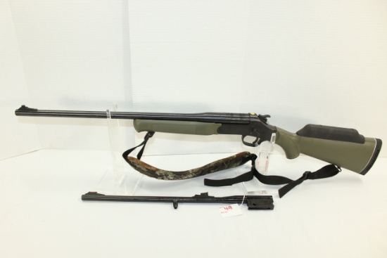 Rossi SA .243 Win. Cal. Single-Shot Break Open Rifle w/22" BBL, Green Synthetic Stock, Sling, and 22