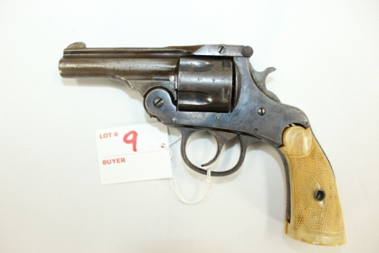 Double-Action Top Break .38 S&W Cal. Revolver Wallhanger; SN 480690