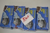 4 Boxes - Silver Bear 9mm Luger 145 gr. HP Nickel Plated Case Cartridges; 50 Rds./Box; 4xBID