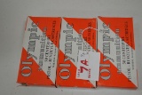 3 Boxes - Olympic 9mm Luger 124 gr. FMJ Cartridges; 50 Rds./Box; 3xBID