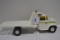 Vintage Ertl John Deere Flat Bed Tow Truck w/Rope and Tilt Bed