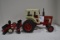 Vintage International Farmall 1466 Turbo Dualed Tractor w/Cab and Ertl Folding Disk