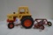 Vintage Ertl Case 1370 Agri-King 504 Turbo Tractor w/Cab and Rake