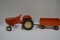 Vintage Ertl Allis-Chalmers One-Ninety tractor w/Plastic Wagon