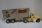 Vintage Tonka Metal Morrell Meats Truck and Trailer