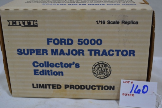 Vintage Ertl Ford 5000 Super Major Tractor Collector's Edition Limited Production; 1/16 Scale; NIB