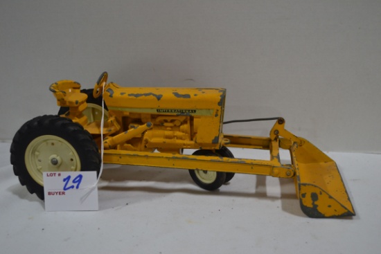 1970s Ertl Yellow International Loader Tractor