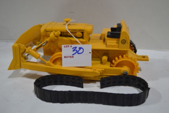 Vintage Ertl Yellow International TD25 Dozer; Track Broken