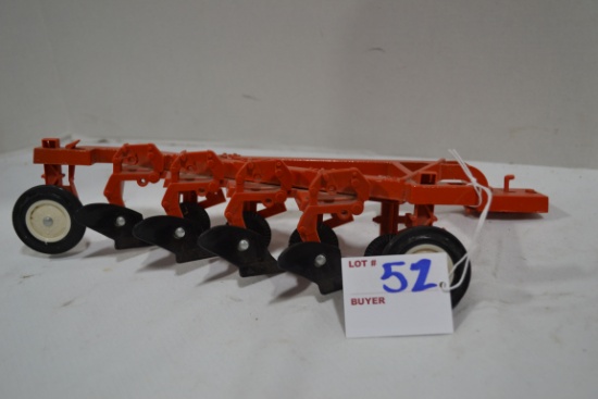 Ertl 5-Bottom Orange Plow