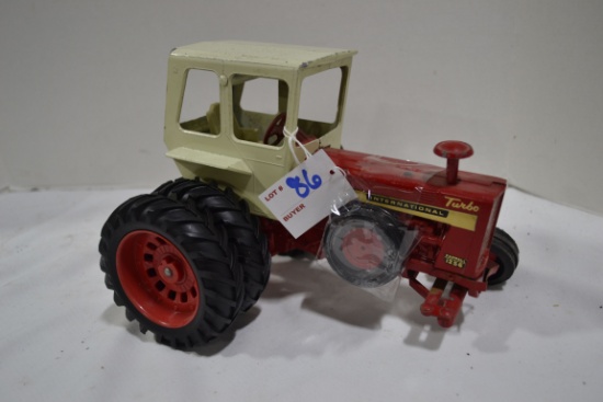 Vintage International 1256 Farmall Turbo Tractor w/Cab; Wheel Needs Repair