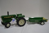 Vintage Oliver 1850 MFWD Tractor w/Oliver Manure Spreader