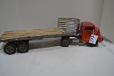 Vintage Smith-Miller Truck and Flatbed Trailer