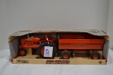 Vintage Ertl Allis-Chalmers Tractor and Wagon Set; 1/16 Scale; NIB