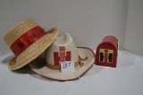 Case IH Mailbox and Pair of Case IH Sun Hats