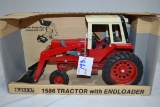 Vintage Ertl International 1586 Tractor w/Endloader; 1/16 Scale; NIB