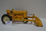 1970s Ertl Yellow International Loader Tractor