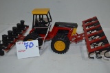 Versatile 276 Tractor w/Cultivator and 6-Row Articulating Planter