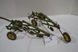 Pair of Ertl Tru-Scale John Deere Plows; Missing Pieces