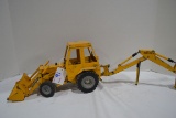 Vintage Gescha Case 580B Construction King Loader Tractor w/Back Hoe; Made in W. Germany