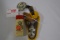 1950s Roy Rogers Pin and Gun/Holster and Roy Rogers Mini Flashlight