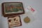 1950s Roy Rogers Embossed Cardboard Wallet w/Luck Forever Souvenir Coin