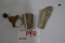 1950s Roy Rogers Branding Iron Child's Ring and Pair of Vintage Roy Rogers Bolo Tie Neckerchief Slid