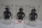 Set of 3 Hopalong Cassidy Drinking Glasses