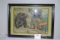 Vintage Framed Reproduction Print 
