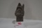 Cast Iron Santa Bank; 5-1/2