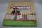 Hopalong Cassidy Crayon and Stencil Set w/Original Box; Has Contents