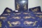 Pair of Vintage Hopalong Cassidy Stenciled Pieces of Heavy Cotton Fabric; One Machine Sealed Piece a
