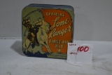 Original Official Lone Ranger First Aid Kit; 1938; TIN ONLY