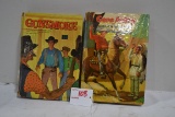 1958 Gunsmoke and 1951 Gene Autry Hardback Storybooks by Whitman Books