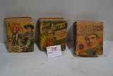Group of 3 1930s Gene Autry Little Big Books by Whitman Books; One Missing End Binding