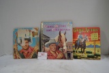 Group of 3 Used Gene Autry Children's Storybooks including 1 Golden Book and 2 Tell-A-Tale Books