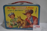 1950s Roy Rogers and Dale Evans Metal Lunch Box w/Complete Thermos