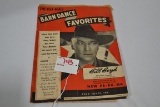 Vintage 1947 Paperback Barn Dance Hits Magazine w/Hopalong Cassidy, Patsy Montana, Jenny Lou Carlson