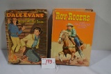 1954 and 1958 Roy Rogers and Dale Evans Hardback Story Books by Whitman Books