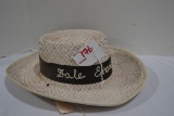 Vintage Dale Evans Straw Cowboy Hat