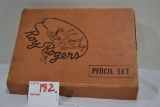 1950s Roy Rogers Pencil Set and Some Original Crayons